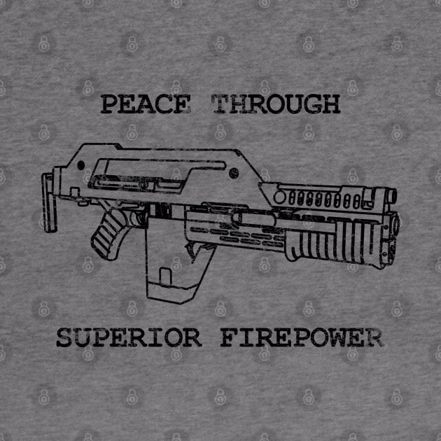 Peace Through Superior Firepower by RetroCheshire